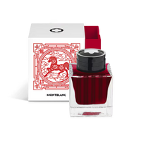 Montblanc Ink Bottle, The Legend of Zodiacs, The Horse, Red – 50ml