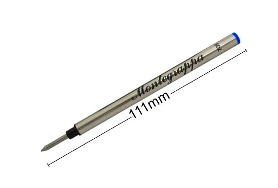Montegrappa Rollerball Pen Refills, 10 units/box, Medium 1,00 mm, Blue