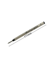 Montegrappa Rollerball Pen Refills, 10 units/box, Fine 0,7 mm, Black