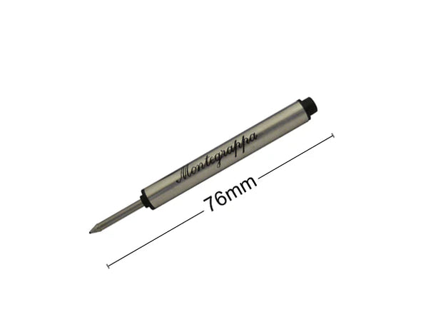 Montegrappa Rollerball Pen Refills, 5 units/box, Black