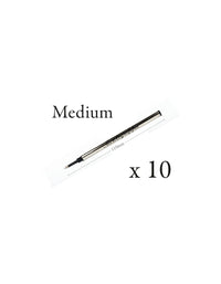Montegrappa Rollerball Pen Refills, 10 units/box, Black