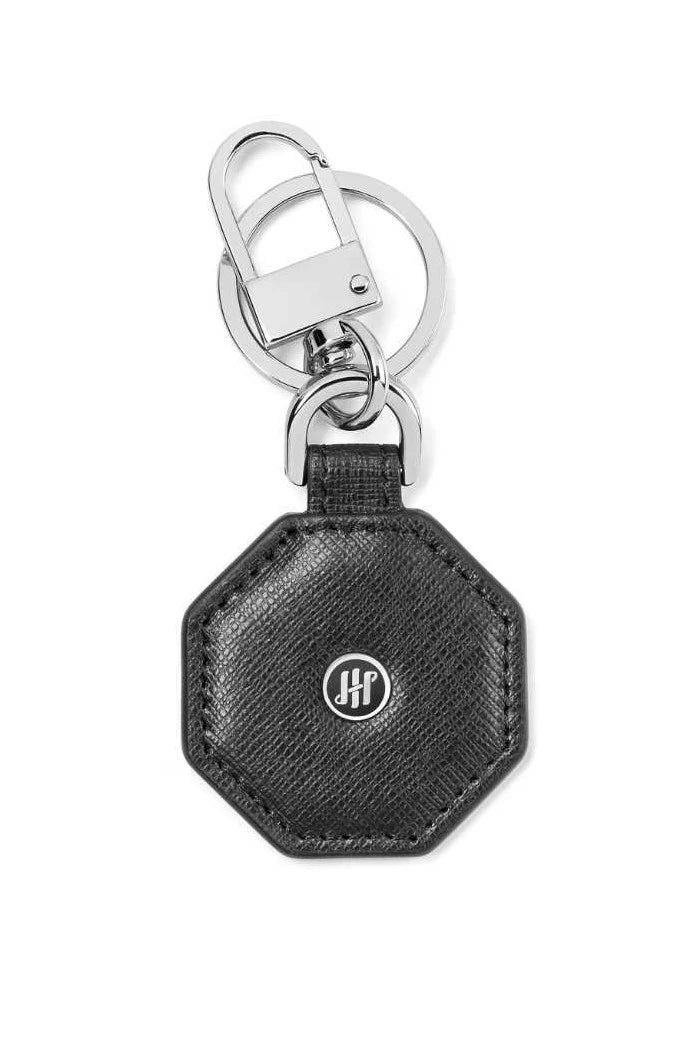 Montegrappa Otto Keyring, Black Saffiano