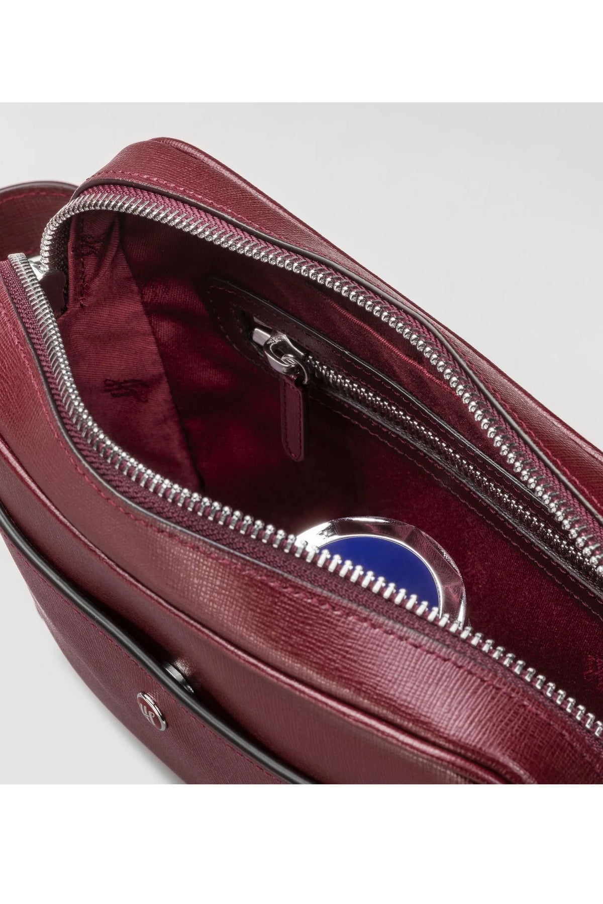 Montegrappa Pochette, Bordeaux Saffiano