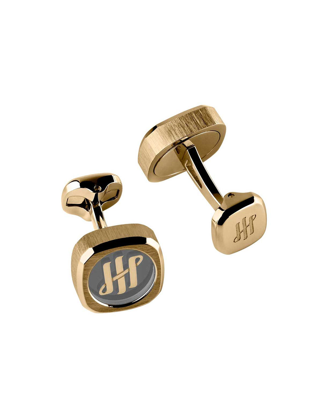 Montegrappa Quattro Cufflinks IP Yellow Gold