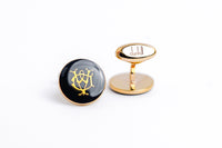 Dunhill Cufflinks Cadogan 18Mm Nvy Pgp
