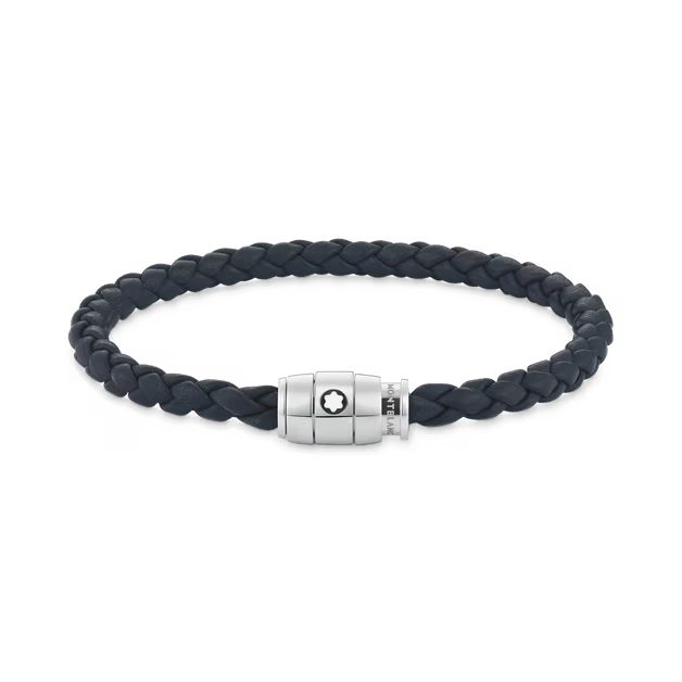 Montblanc Bracelet Medium, Soft Leather, Avio Blue