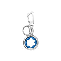 Montblanc Meisterstuck Spinning Emblem Key Fob Blue Gray