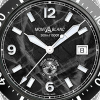 Montblanc 1858 Iced Sea Automatic Date Black Dial