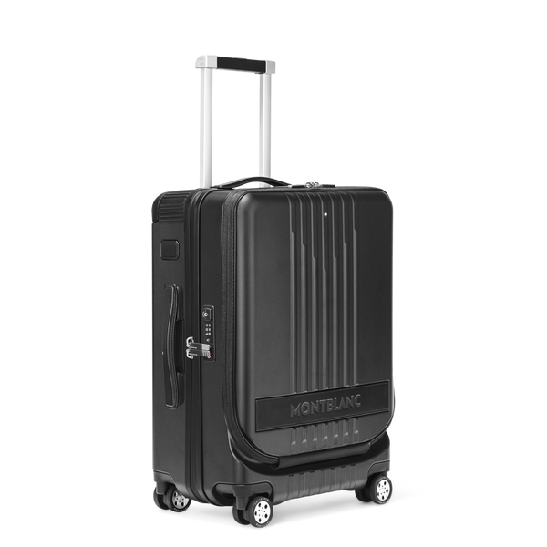 حقيبة مونت بلانك #My4810 ​​ترولي كابينة مع جيب باللون الأسود جديدة