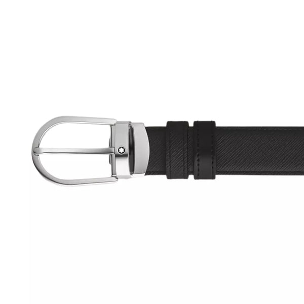 Montblanc Horseshoe 35 mm Reversible Belt in Sartorial Leather