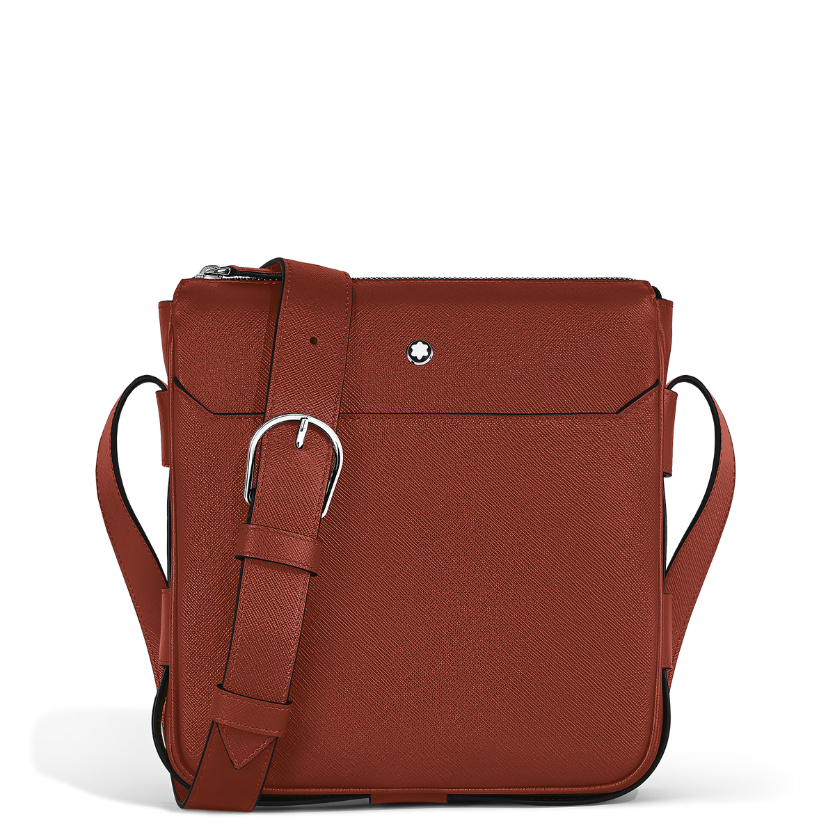 Montblanc Sartorial Belt Crossbody Vertical Red oak