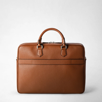 Serapian Slim briefcase Cachemire Tobacco