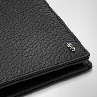 Serapian Billfold 4cc and coin purse Cachemire Navy Blue
