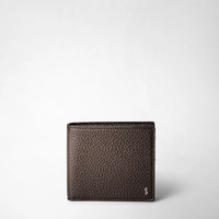 Serapian Billfold 4cc and coin purse Cachemire Espresso