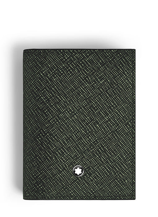 Montblanc Sartorial card Holder 4cc Tweed Khaki
