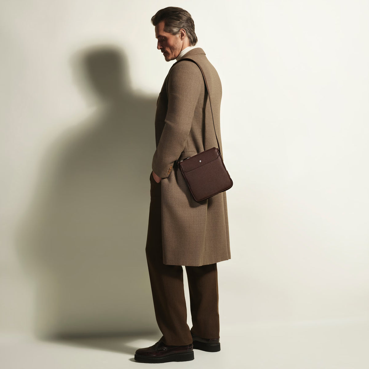 Montblanc Sartorial Belt Crossbody Vertical Ebony