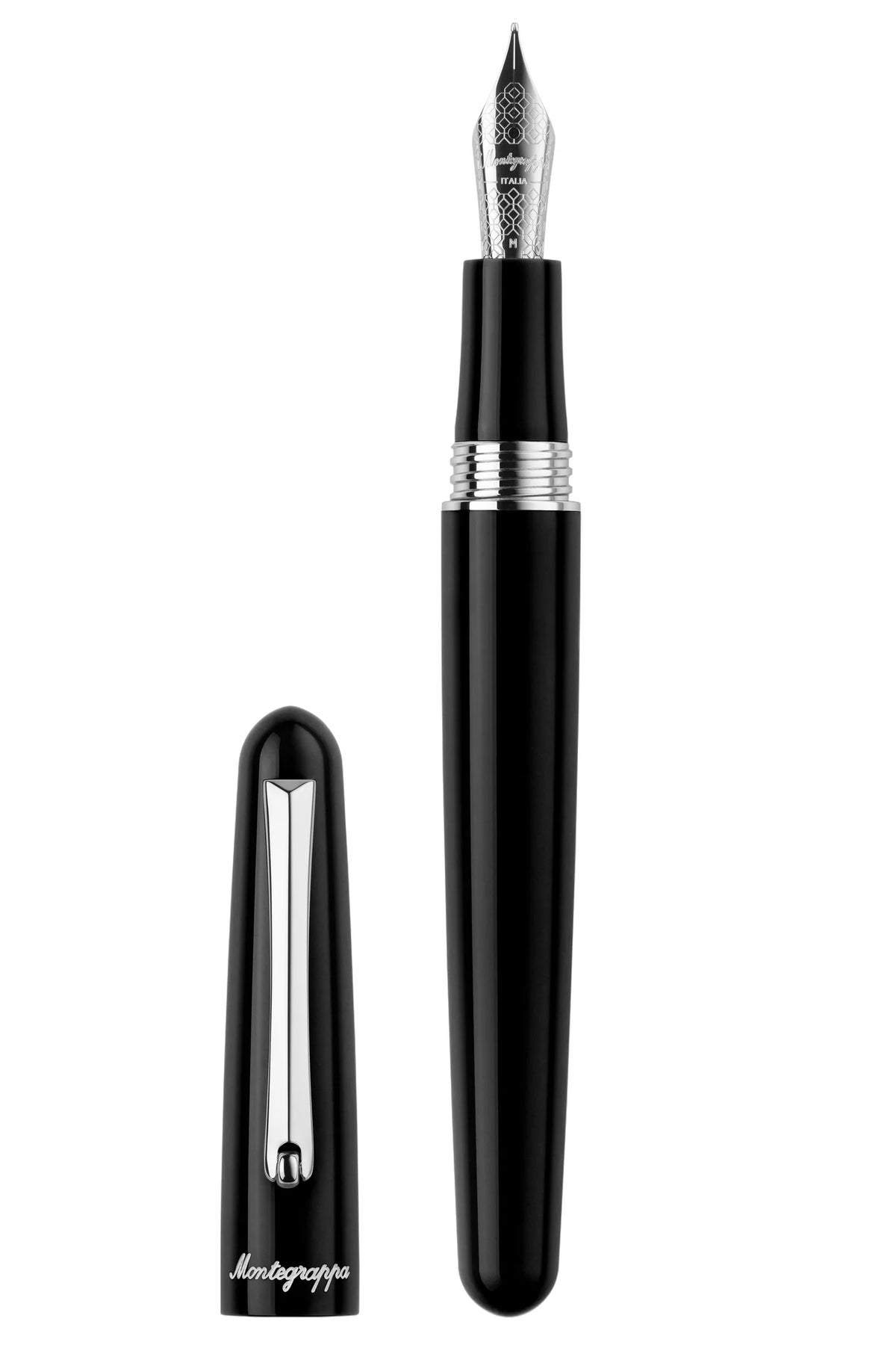 Montegrappa Elmo 01 Fountain Pen, Black, Medium