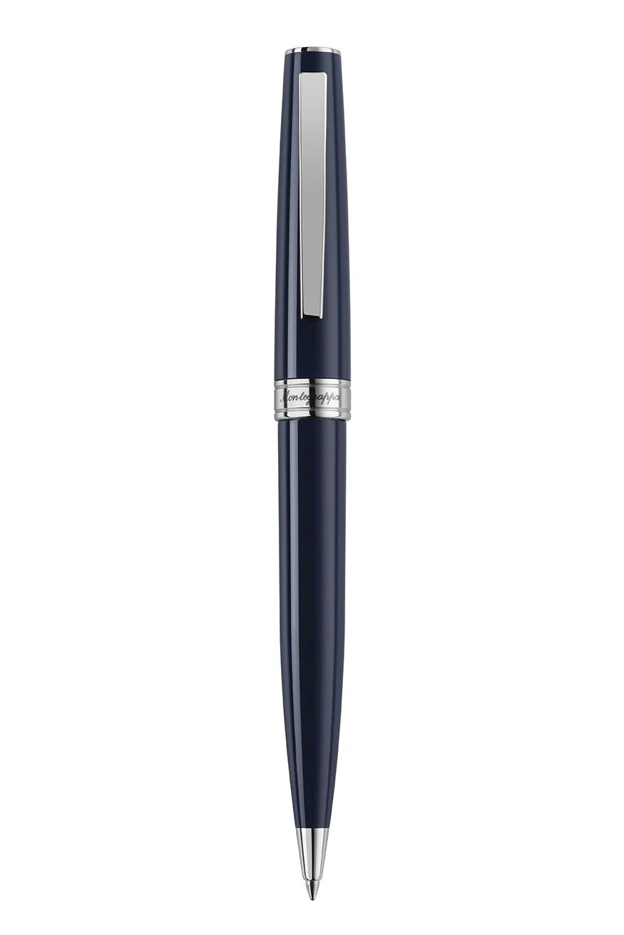 Montegrappa Armonia Ballpoint Pen, Steel, Dark Blue