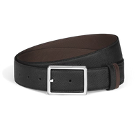 Montblanc Belt-RectangFormSPRevSartBk/SartEb35mm