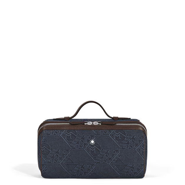 Montblanc 4810 denim toiletry case Bl