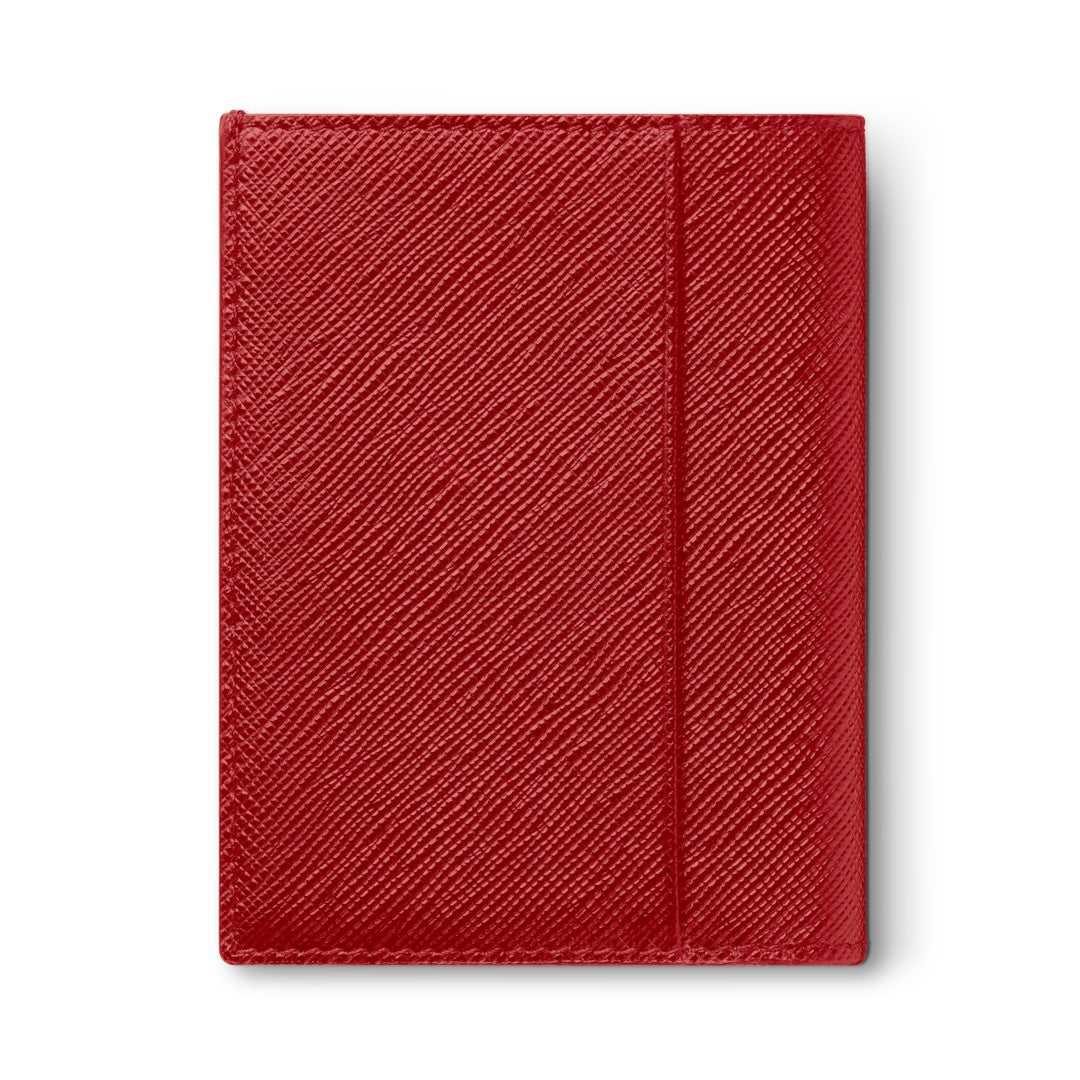 محفظة Montblanc Sartorial Mini 4cc باللون الأحمر