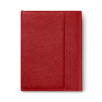 محفظة Montblanc Sartorial Mini 4cc باللون الأحمر