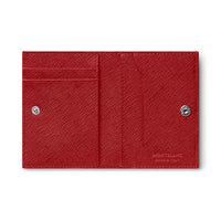 محفظة Montblanc Sartorial Mini 4cc باللون الأحمر